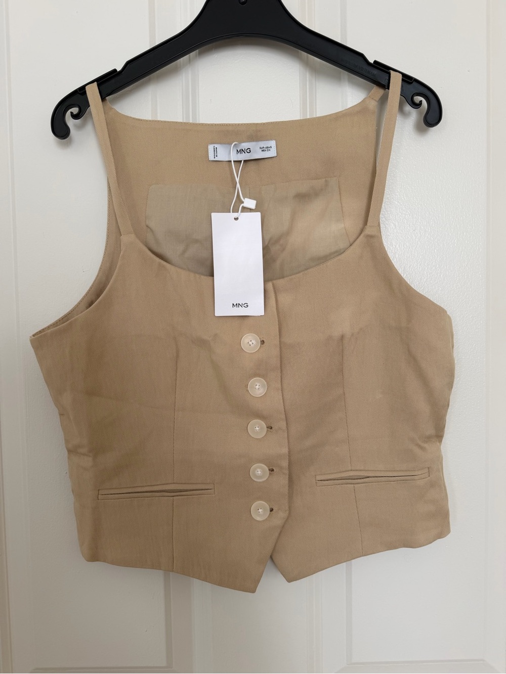 Mango Lyocell Suit Vest - Picture 3 of 11